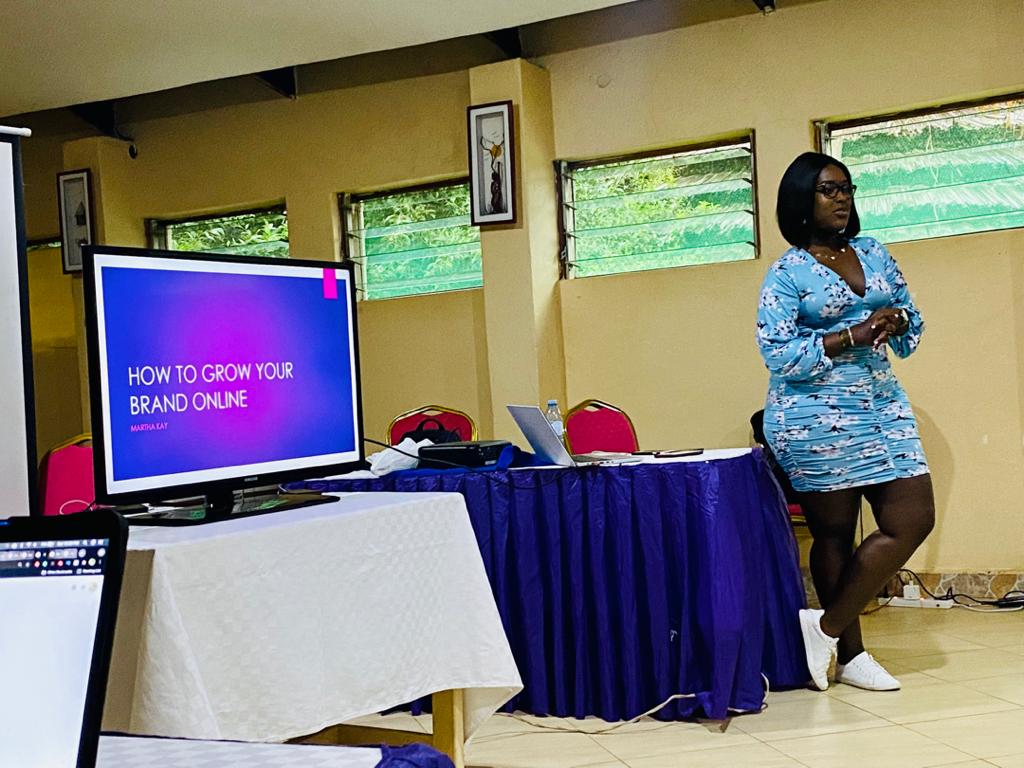 Martha Kay facilitates a personal branding session